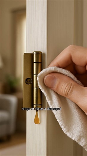 How to fix a squeaky door hinge