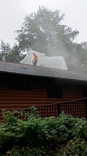 7K views · 28 reactions | Today we removed the crown on this massive chimney—had to bring out the big saw, nothing but the best for a project like this. If you’re wondering why the crown and stack are stained brown, here’s the reason: the original crown had a built-in cap the same size as the crown itself. Over time, that cap melted and left heavy discoloration. It was taken off years ago, but the marks remain as a reminder of its history. | Mozader Masonry | Facebook