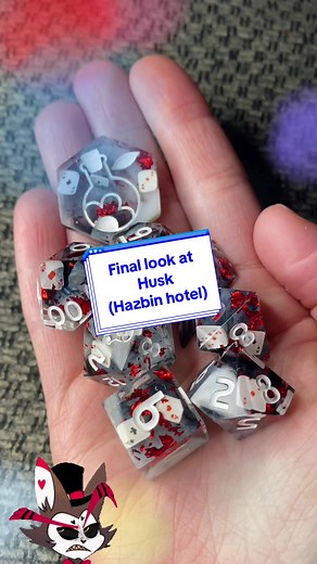 #dnd #dndtiktok #dnd5e #dndtok #ttrpg #ttrpgtok #ttrpgtiktok #ttrpgs #dice #dicemaker #diceart #diceaddict #dicegoblin #resinart #resinpour #dungeonsanddragons #dicetok #ttrpgcommunity #dungeondaisies #diceset #hazbinhotel #husk #huskhazbinhotel