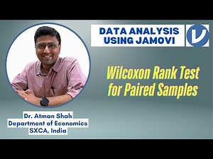 Wilcoxon Sign Test with Effect Size || JAMOVI Tutorials || Dr. Atman Shah