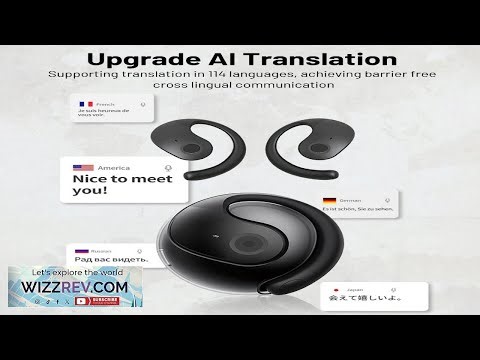 114 Languages Real Time Translation Bluetooth 5.4 Headset Translator Earbuds eBay