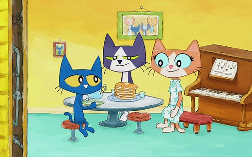 【美国最受欢迎的儿童情绪绘本】皮特猫Pete The Cat英语启蒙动画片