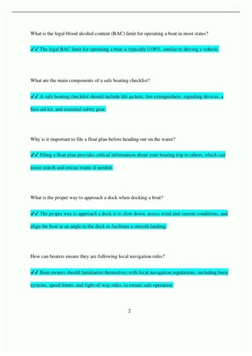 BoatUS Foundation Quizzes Latest Version Graded A2397