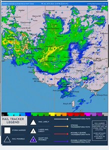 🌧 2:30PM RADAR AND WEATHER UPDATE FOR VICTORIA - Friday. Areas of patchy light rain are now spreading across most of Western Victoria ahead of a strong cold front, with patchy rain areas affecting the remainder of the state. This trend is expected to persist throughout the weekend. Further updates will be provided on this page over the weekend, so please stay tuned for the latest weather forecasts and warnings. A Severe Weather Warning remains in effect for damaging winds impacting parts of Cen