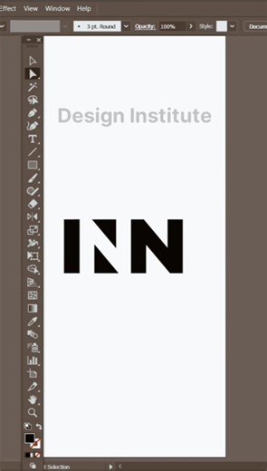 How to make Negative space logo in Adobe Illustrator #logo #brandingstudio #freegraphics #logomark