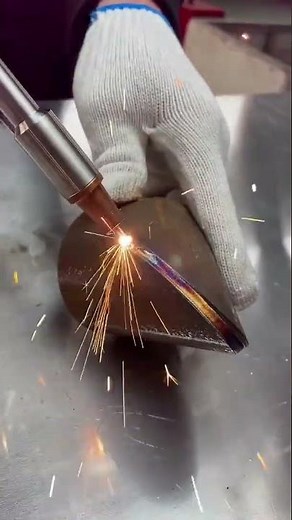 Deep Penetration Laser Welding for Structural Carbon Steel Beams #weldinglife #welding
