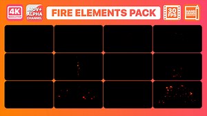 Fire Elements Pack Is Amazing Motion Stock Footage SBV-338431963 - Storyblocks