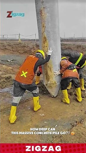 Massive & Explosive Diesel Pile Hammer for Driving and Penetrating in Deep Spun Concrete Foundation