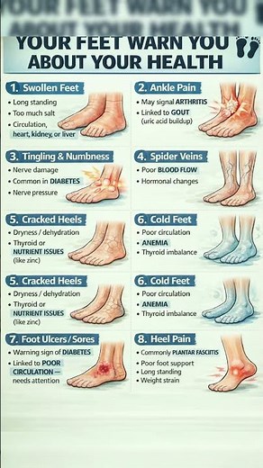 Foot Problems That Can Reveal BIG HEALTH ISSUES