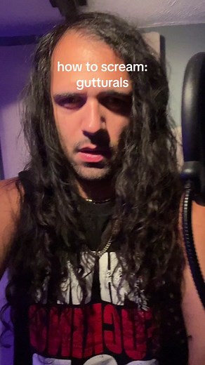 how to scream: gutturals! Try this and show me if it worked #howtoscream #metalvocals #deathcore #metalcore #renesans