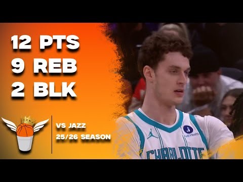 Ryan Kalkbrenner 12 Points/2 Blocks vs Jazz Full Highlights! (1/10/2026)