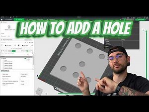 How to Add a Hole in Bambu Studio (No CAD Needed)