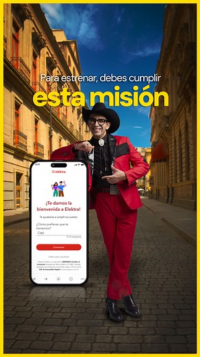 2.1M views · 4.8K reactions |  ¡Tu misión empieza HOY! PORQUE AHORA TE PRESTAMOS MÁS.  Tramita tu #PréstamoElektra y déjate sorprender después en #ElMejorFinElektra  https://bit.ly/4mMGt3z | Elektra México | Facebook