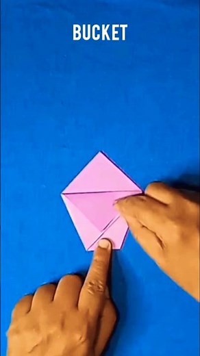 Origami# bucket# easy# paper work# diy