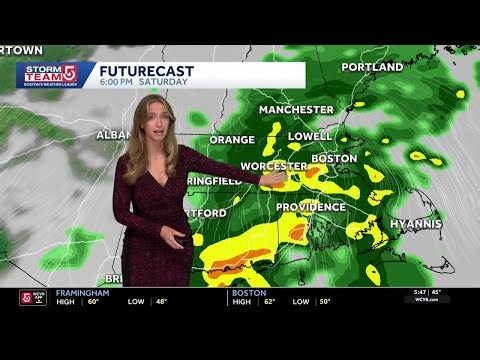 Video: Saturday rain, spot showers for Mother's Day