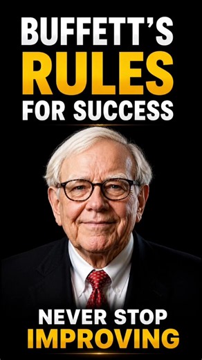 Warren Buffett's Success Rule: Never Stop Improving | Grow Every Day #warrenbuffett #success