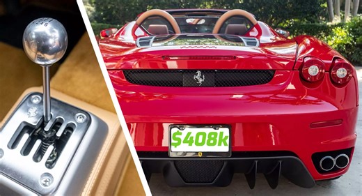 Manual Ferrari Values Shift Up A Gear As Six-Speed F430 Spider Sells For Shocking $408,000 | Carscoops