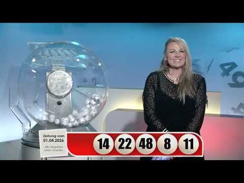 LOTTO 6aus49 winning numbers from Wednesday, April 1, 2026