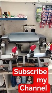 KEY CUTTING MACHINE DUO SILCA #cuttingmachine #key #programming #keymaking #keyshopqatar
