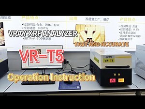 The benchtop XRF analyzer VR-T5