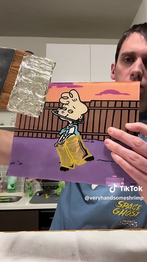 Exploring Gold Leaf Art Inspired by Cartoon Network