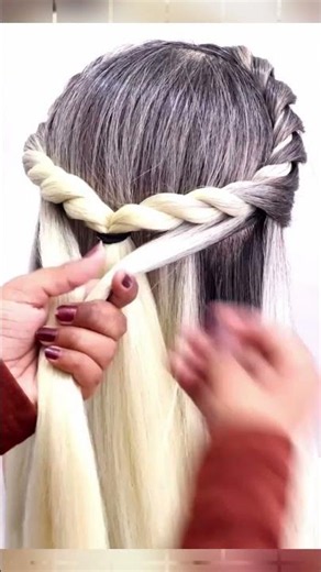 Quick & Stylish hairstyle Tutorial for Beginners #ShortHairCare #HairHacks