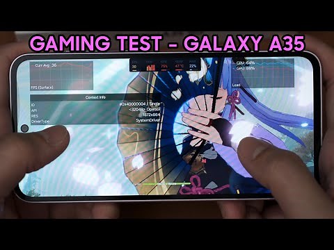 Gaming test - Samsung Galaxy A35 with Exynos 1380