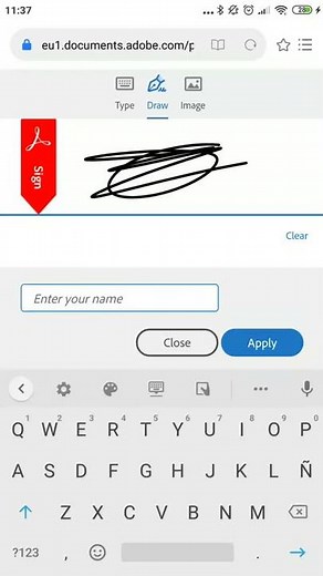 Firmar documentos con el móvil a través de Adobe Sign