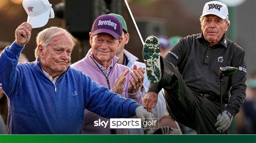 The Masters 2025: Jack Nicklaus, Gary Player and Tom Watson get tournament under way!