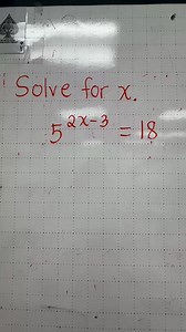 Another way of solving exponential equation if you can't apply same base pattern #mathematics #tutorial #fypシ #viralvideo | Titser Gaming