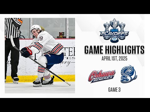 OHL Highlights: Oshawa Generals @ Brampton Steelheads Apr. 1, 2025