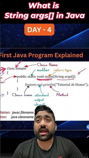 What is String args in Java