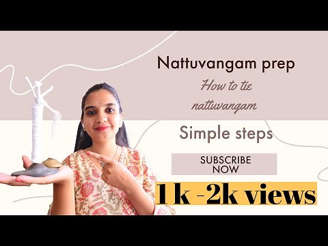 How to tie Nattuvangam in few simple steps | Instrument |