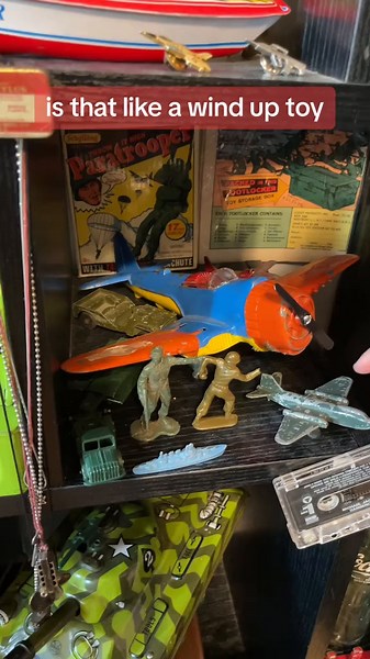 Replying to @Hunt.Works.Vintage these are a few pieces of military vintage toys and items from hunters collection #youngcollectors #vintagemilitary #vintagetoys