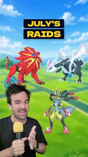 Every Raid Coming to Pokémon GO in July (Yes, Shiny Solgaleo Included)