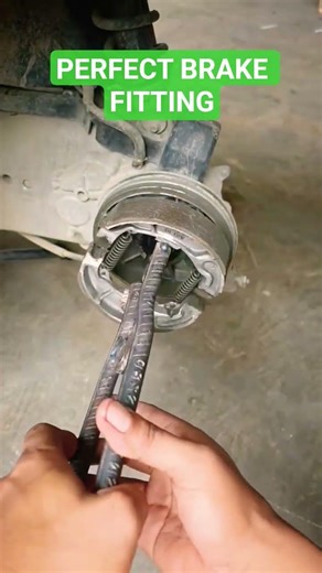 Rear Drum Brake Repair Like a Pro | Clean & Perfect Fitting😱 #shorts
