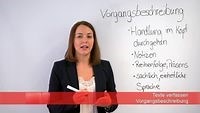 Wie schreibt man eine Vorgangsbeschreibung?
