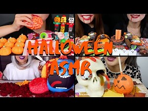Halloween ASMR Eating Compilation