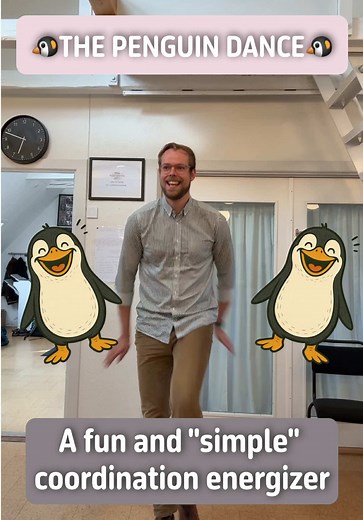 Penguin Dance Coordination Exercise for Groups
