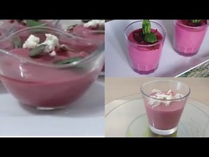 3 recettes de verrines de betterave,un vrai délice,varier les goûts pour varier les plaisirs 👌😍.