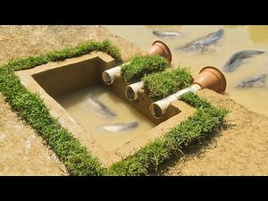 Amazing Fish Trap In The Deep Hole - Making an Underground Fish Trap System Using PVC Pipe