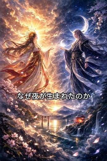 【明日誰かに話したい雑学】なぜ昼と夜は生まれたのか…天照大神と月の神の静かな神話 なぜ太陽と月は別れてしまったのか。