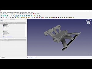 FreeCAD.0 19 V6 Engine (Intake Manifold)