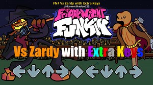 FNF Vs Zardy with Extra Keys Mod for Friday Night Funkin' | FNF Mods