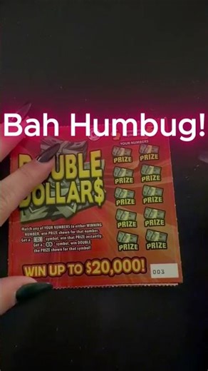 ❄️ 33 Days ‘Til Christmas! | Washington Lottery Scratcher | Double Dollars