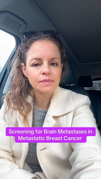 One of the current gaps in current #breastcancer research is whether or not to do routine screening for brain metastases in patients with metastatic breast cancer who don’t have any concerning symptoms for brain metastases. Historically, we did not screen for brain metastases because therapies were toxic and we didn’t have good therapies but things are changing w better therapies (although we still have a way to go). This has raised the question of whether we should do brain imaging in people w 