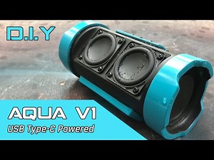 DIY Bluetooth Speaker 12 Volt with XY-P15W and Type-C Charging