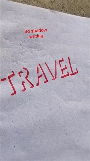 How to draw 3d block letter ll 3d block letter drawing ll