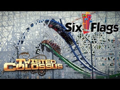 Twisted Colossus Music Video - Six Flags Magic Mountain