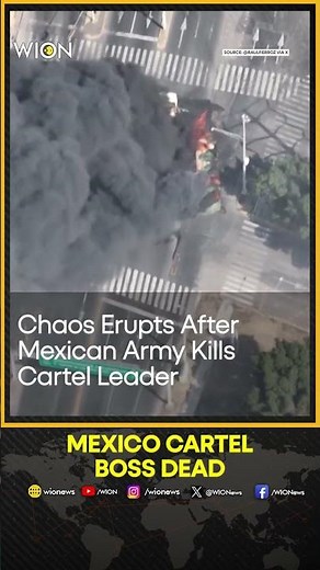 El Mencho Killed in Mexican Military Operation Amid Chaos | WION SHORTS